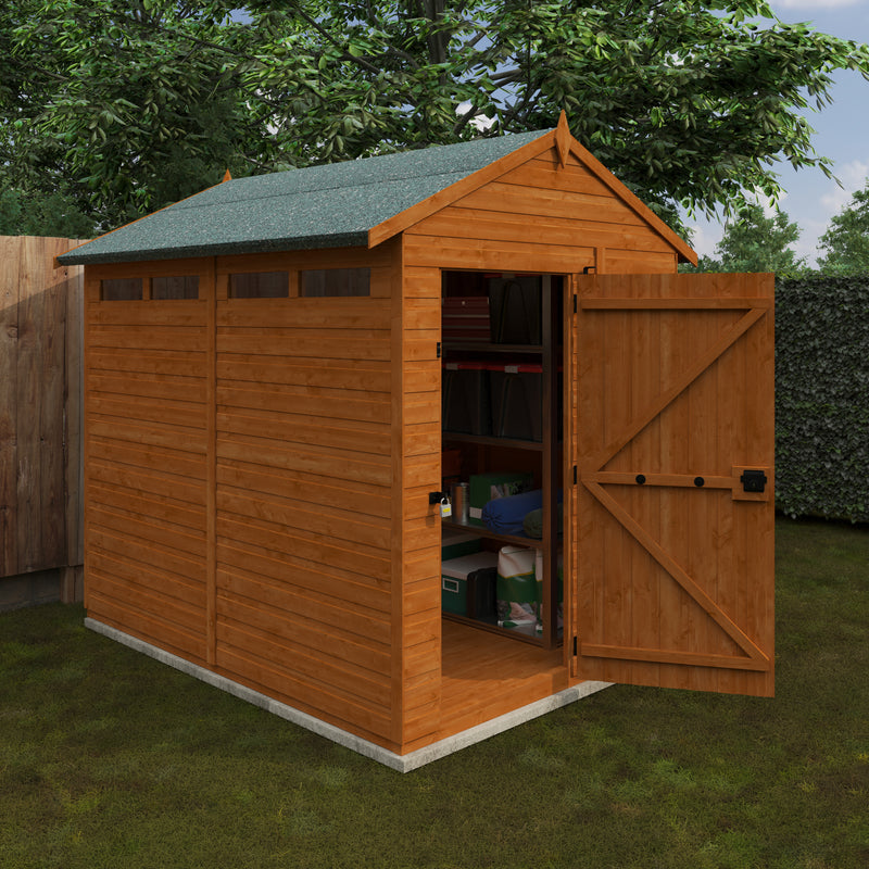 Flex Shiplap Timber Apex Security Shed