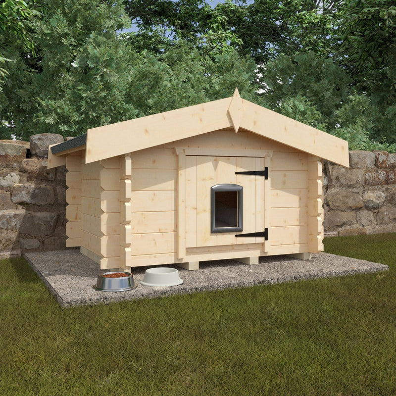 Cat Cabin 28mm Timber Outdoor Pet Shelter - Pets
