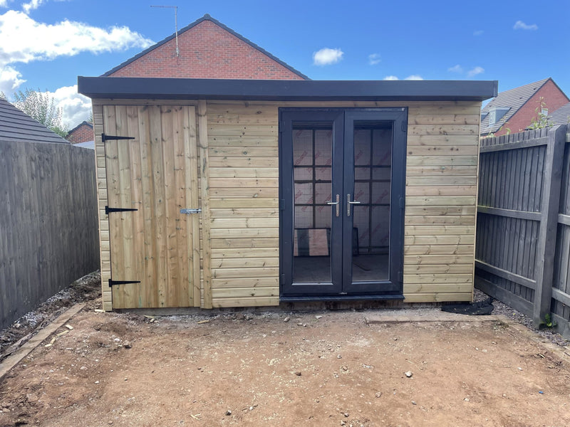 C&R GARDEN ROOM WITH SIDE SHED - Garden Room