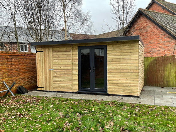 C&R GARDEN ROOM WITH SIDE SHED - Garden Room