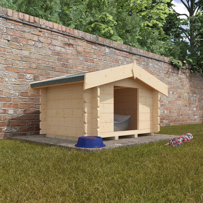Dog Cabin 28mm Timber Outdoor Pet Shelter - Pets
