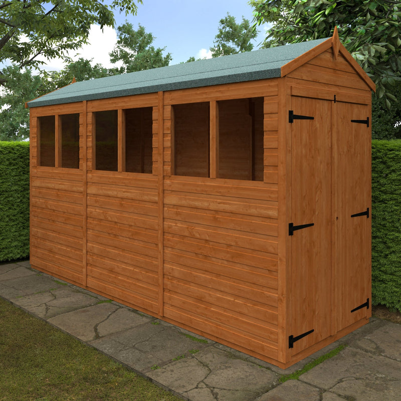 Flex Double Door Shiplap Timber Apex Shed - Shed