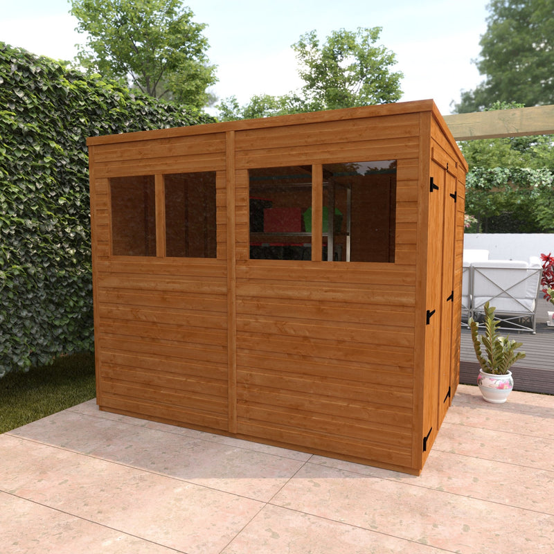 Flex Double Door Shiplap Timber Pent Shed - Shed
