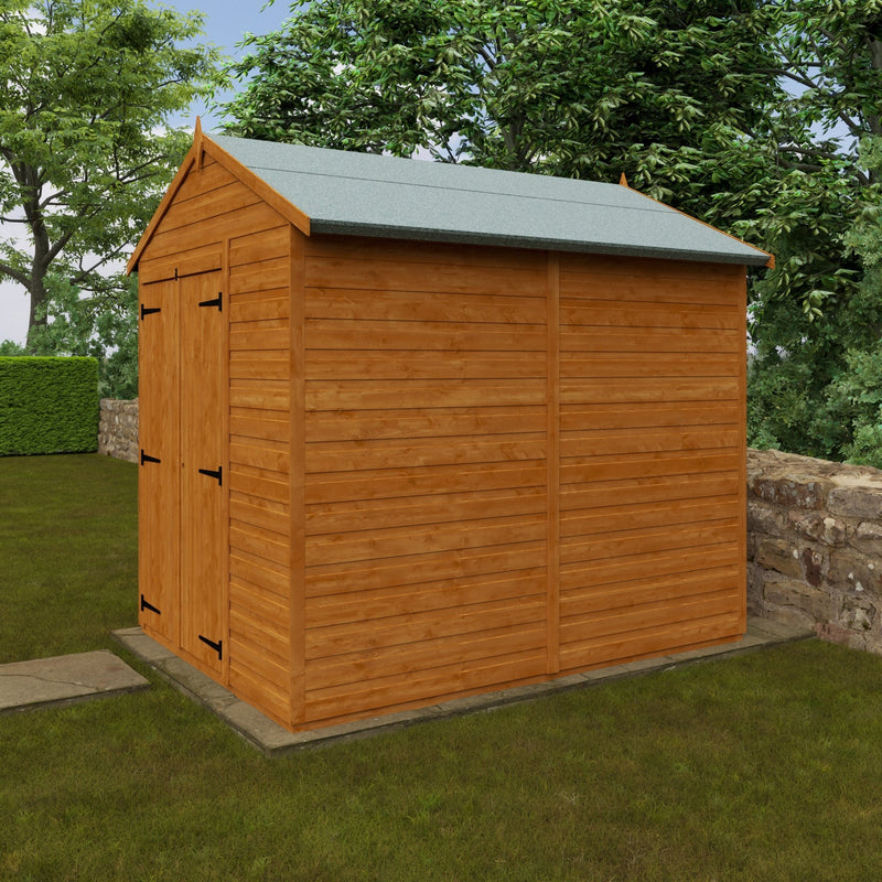 Flex Double Door Windowless Shiplap Timber Apex Shed - Shed