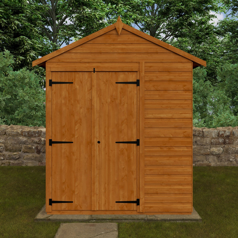Flex Double Door Windowless Shiplap Timber Apex Shed - Shed