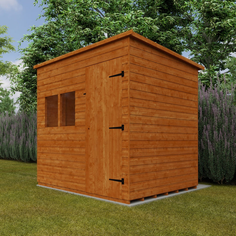 Pressure Tanalised Shiplap Timber Deluxe Pent Shed - Shed