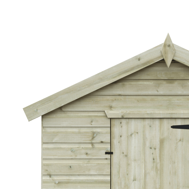 Pressure Treated Tanalised Shiplap Timber Apex Premier Shed - Shed