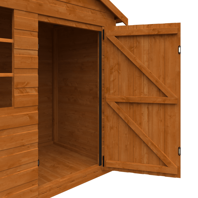 Single Story Shiplap Timber Den with Georgian Safety Window - Children's Playhouse - playhouse