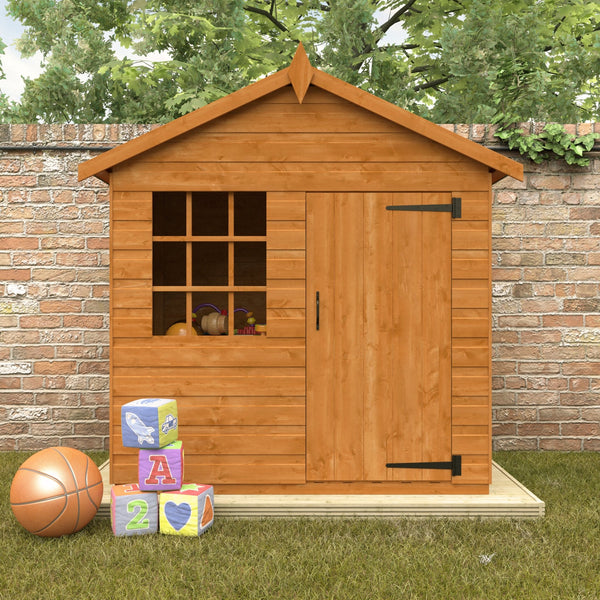 Single Story Shiplap Timber Den with Georgian Safety Window - Children's Playhouse - playhouse
