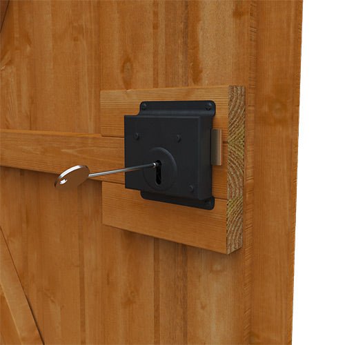 Timber Double Door Apex Security Shed - Shed