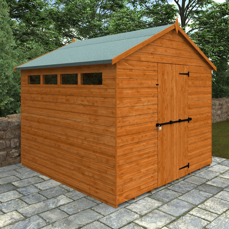 Timber Security Shiplap Apex Shed - Shed