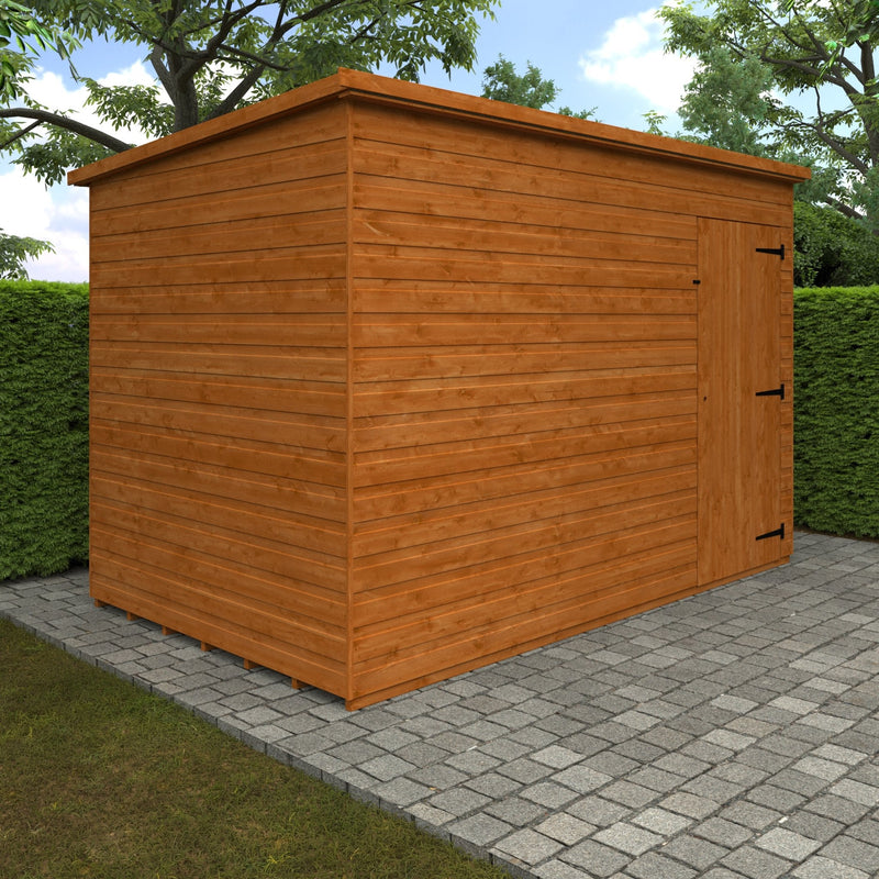 Timber Windowless Super Pent Shed - Shed