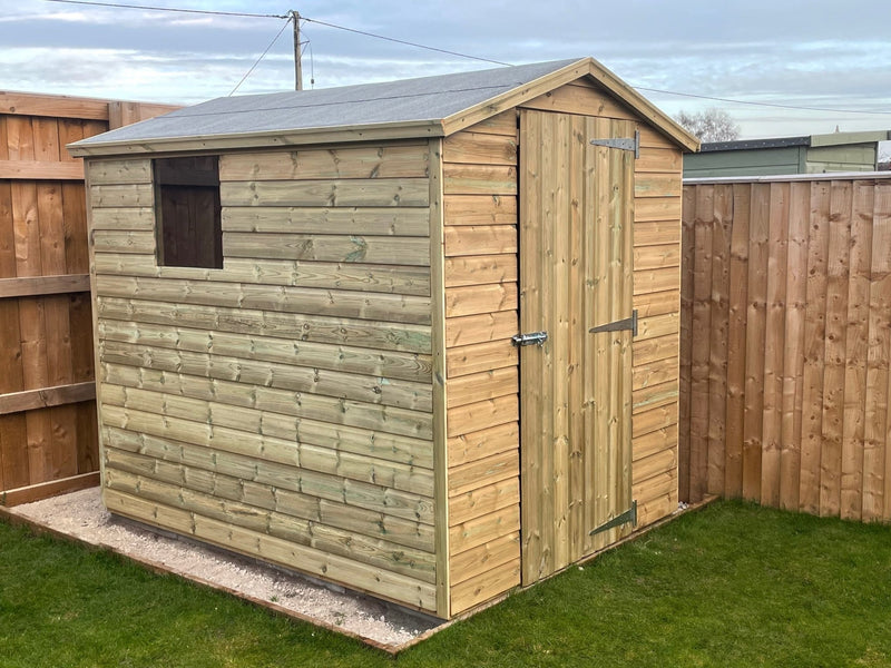 Treated Timber Apex Shed 10FT RANGE - Shed